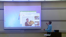 Math Professor Fixes Projector Screen (April Fools Prank)