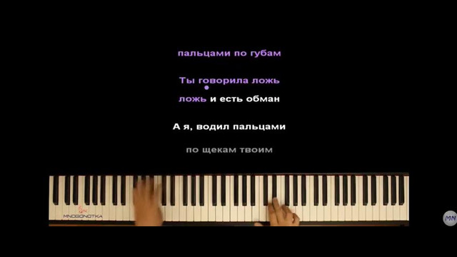Ramil’ – Пальцами по губам ● караоке PIANO KARAOKE ● ᴴᴰ + НОТЫ & MIDI