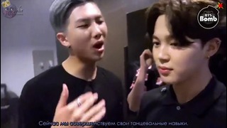 (рус. саб) [BANGTAN BOMB] who is the wave Dance king of BTS