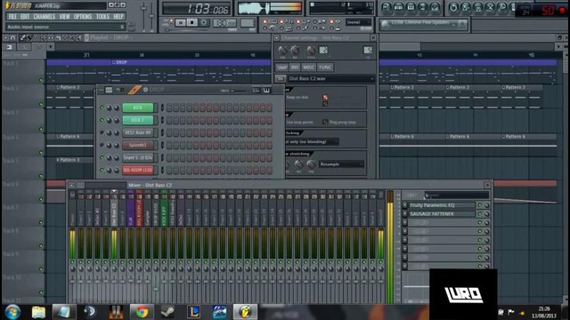 How to make the bass drop of ‘‘Jumper’’ (Hardwell & W&W) [FREE FLP