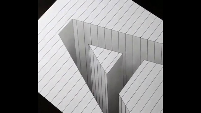 Letter A 3d draw