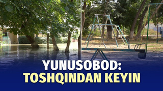 Yunusobodda toshqindan keyingi hayot