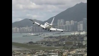 Посадка самолета Boeing 747