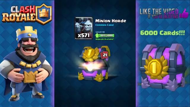 Clash Royale – 6000 CARDS Tournament Chest Opening! First Ever