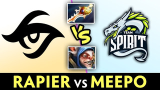 Secret vs Spirit — Rapier vs Meepo on Major