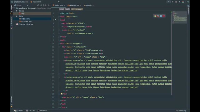 PhpStorm – #5 – Пишем код быстрее. Горячие клавиши. Сниппеты