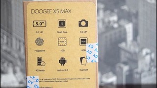 Самый дешевый смартфон – Doogee X5 MAX