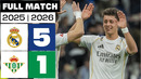 Real Madrid 5 – 1 Real Betis 2025/26 PARTIDO COMPLETO