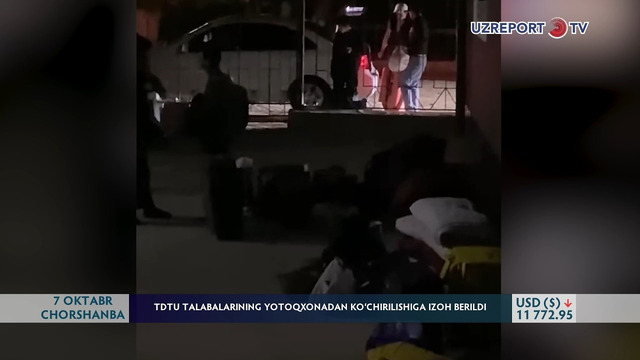 TDTU talabalarining yotoqxonadan ko‘chirilishiga izoh berildi