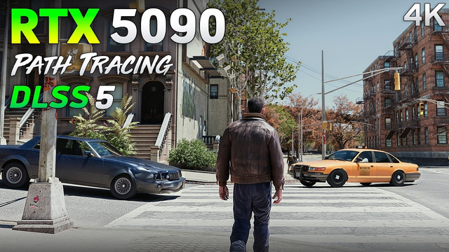 GTA 4 DLSS 5 RTX Remix Path Tracing on RTX 5090 | 4K