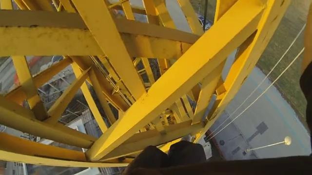 POV Crane Climb in Jesolo, Italy with James Kingston
