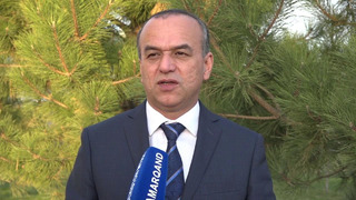 Председатель города Душанбе Рустам Эмомали посетил Самарканд