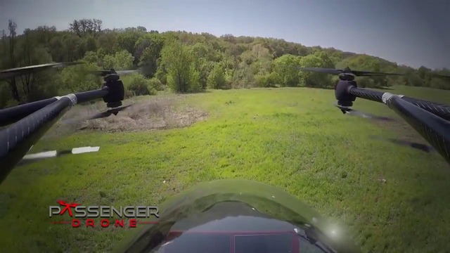 В Европе протестировали летающее такси Passenger Drone