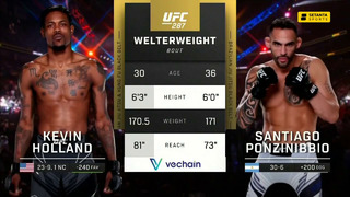 UFC 287: Холлэнд VS Понзиниббио