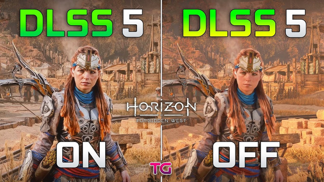 DLSS 5 Neural Rendering: ON vs OFF in Horizon Forbidden West | Graphics & FPS Comparison