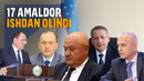 Amaldorlarni “tozalash” boshlandi