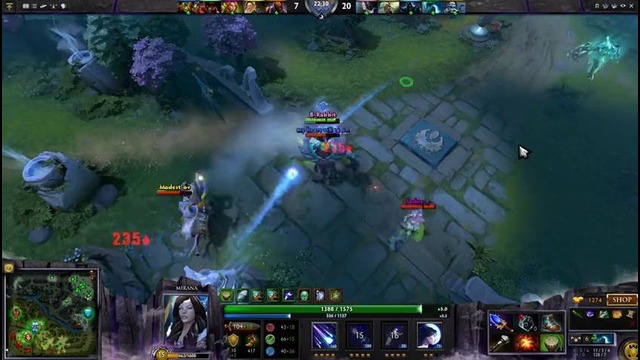 Dota 2 6.87 – mirana gameplay by suma1l