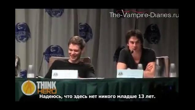 The Vampire Diaries at DragonCon part 1 (Русские субтитры) Конвенция