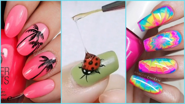 Top 20 Easy Nail Art Designs Tutorial! Diy 2021! How to Paint Nails at Home! Summer Nail Compilation