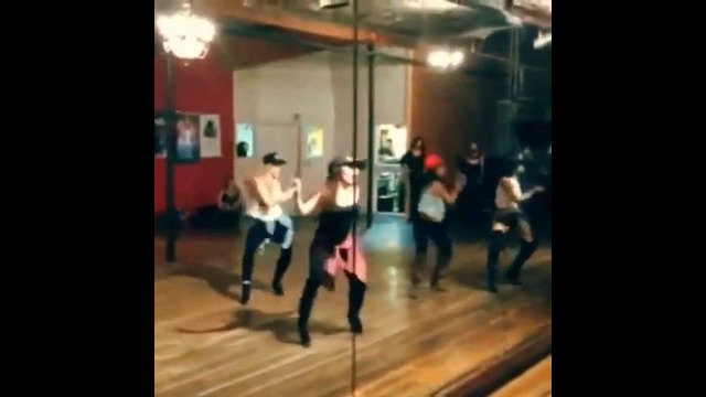 Vanessa Hudgens dancing to Beyonce’s song