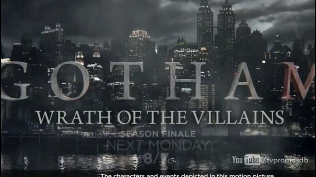 Готэм (Gotham) Промо 22-го эпизода 2-го сезона (Возможны Спойлеры)