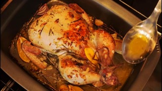 Запеченная курица (Рецепты Bon Appetit)