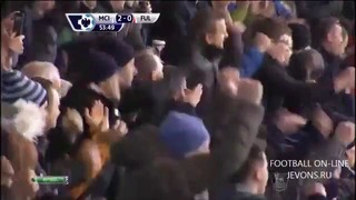 Manchester City vs Fulham 5-0 All Goals & Full Highlights 22 3 2014 EPL HD