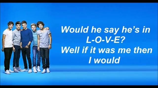 One Direction – I Would (Lyrics)