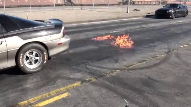 Lsx nitrous camaro vs nissan gt-r police chase