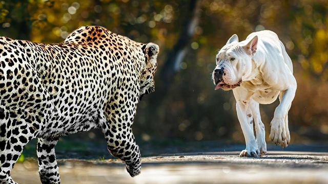 Этот Леопард Просто Ненавидит Псов! Редкие Сражения Животных, Снятые на Камеру