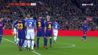 Барселона – Эспаньол / Ответная игра 1/4 финала Кубка Короля / 1й тайм