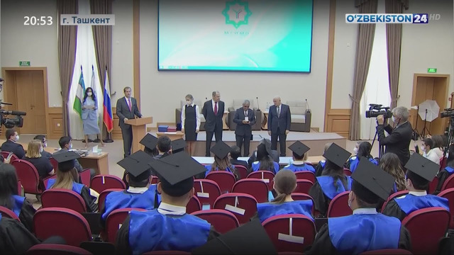 Сергей Лавров принял участие в церемонии вручения дипломов выпускников Ташкентского филиала МГИМО