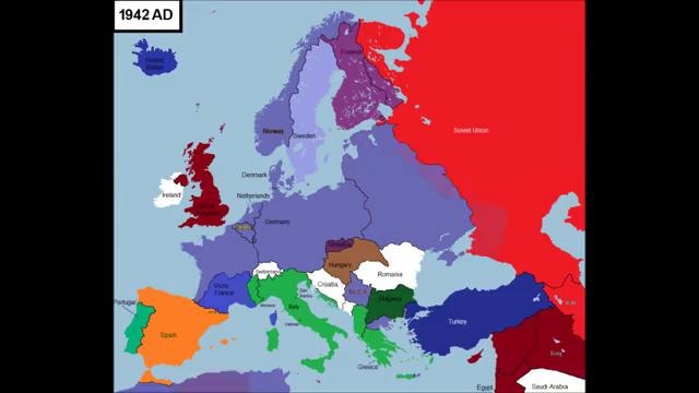 История Европы – 6013 лет за 3 минуты