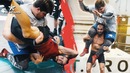 Гога раздавлен гигантом 180 кг. реальный спарринг мма