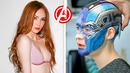 Актеры из фильма Мстители ДО и ПОСЛЕ грима