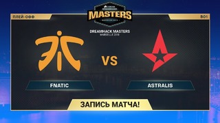 Map 1.fnatic vs Astralis – DreamHack Marceille overpass [SleepSomeWhile, GotMint]