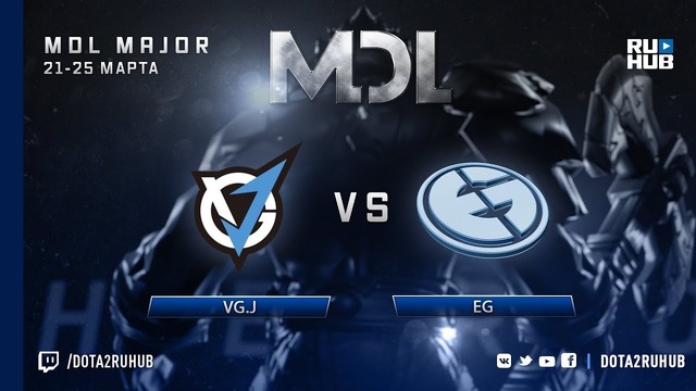 MDL Major – VG.J vs Evil Geniuses (Game 2, N/A Quals)