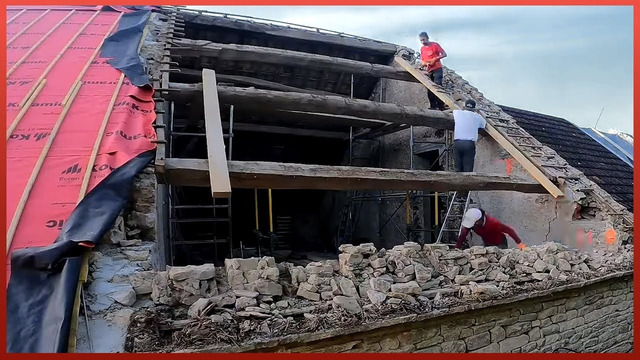 Amazing Renovation of a Destroyed House | Construction Workers on Another Level
