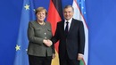 Shavkat Mirziyoyev Germaniyada Angela Merkel bilan uchrashdi
