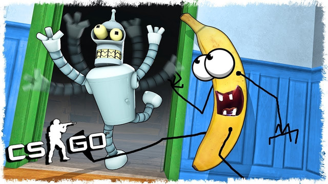 Quantum Games ► CSGO! Банан тролль vs робот маньяк