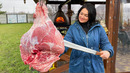A Whole 15kg Leg In The Oven for 15 Hours for the Perfect Shawarma for the Whole Family