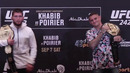 Khabib Nurmagomedov vs. Dustin Poirier Face Off