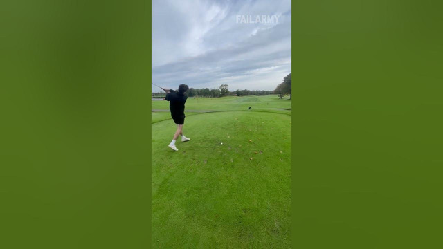 I’d yell fore, but it wasn’t even one and a half