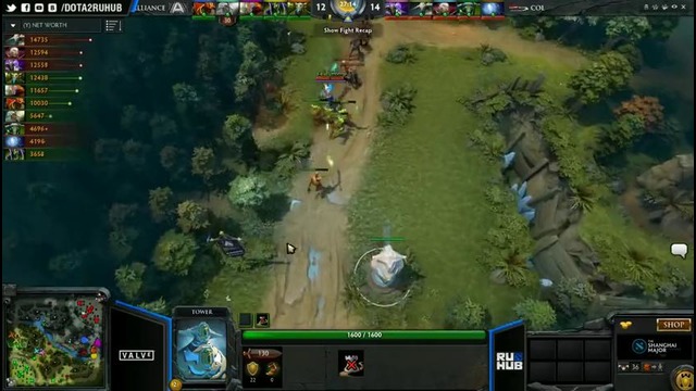 DOTA2: The Shanghai Major: Alliance vs CoL (LB Round 3, Game 2)