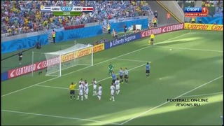 Уругвай – Коста-Рика 1:3 Чемпионат Мира 2014 (14.06.2014)