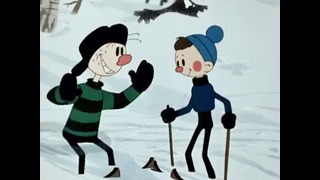 Советский мультфильм – Снежные дорожки