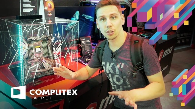Материнская плата MSI MEG x399 creation и видеокарта Radeon rx580 mech 2