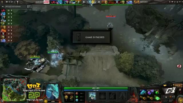 G-1 League Group C – LGD.int vs NEO.int Game 1