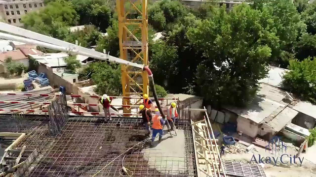 Ход строительства ЖК "Akay city"