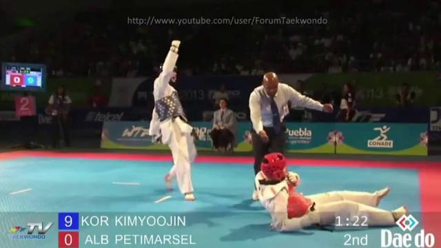 Knockout [ALB vs. KOR] World Taekwondo Championships 2013